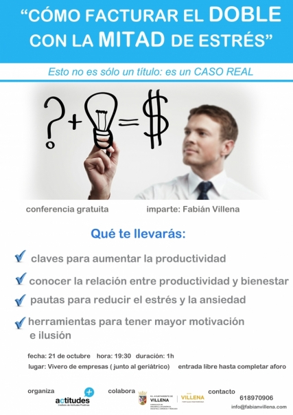 CHARLA: Cómo facturar el doble con la mitad de estrés