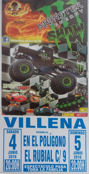 Espectáculo Monster Show Energy