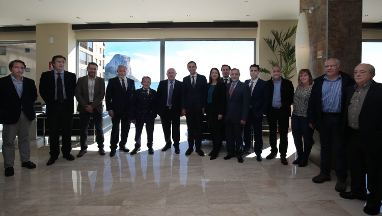 El Presidente de la Diputación de Alicante recibe a FEPEVAL