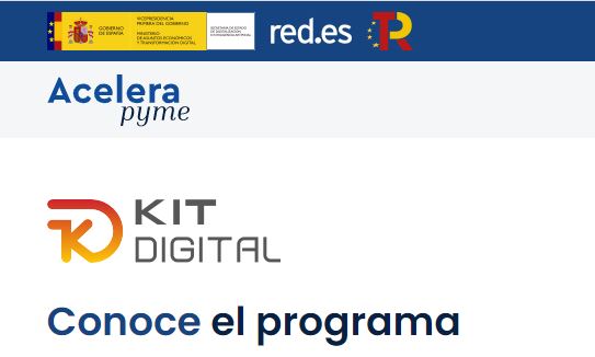 Programas de ayudas 2022: KIT DIGITAL